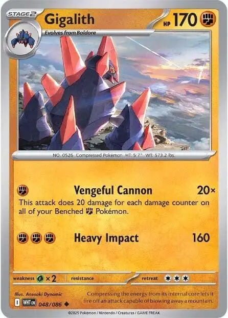Gigalith (048/086) [Scarlet & Violet: White Flare] 1
