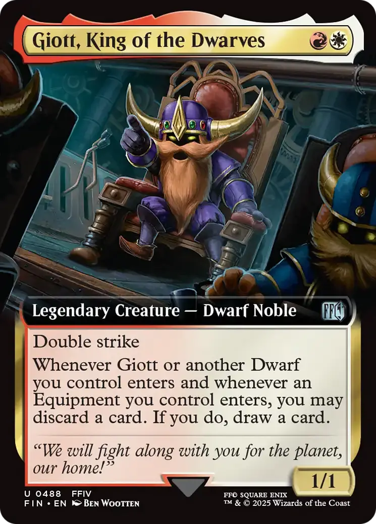 Giott, King Of The Dwarves (Extended Art) [Final Fantasy] 1