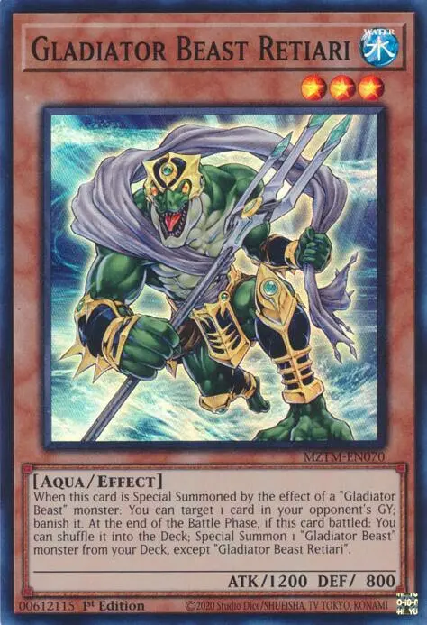 Gladiator Beast Retiari [Mztm-En070] Super Rare 1