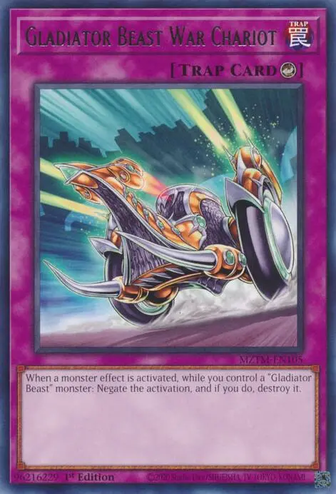 Gladiator Beast War Chariot [Mztm-En105] Rare 1
