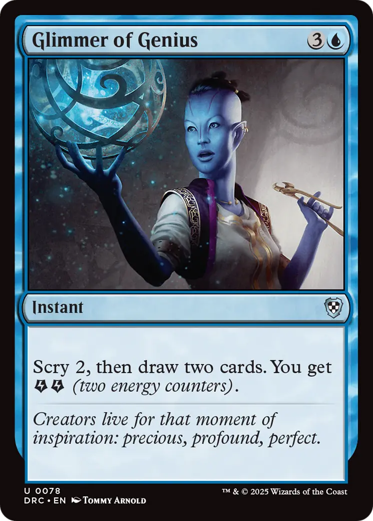 Glimmer Of Genius [Aetherdrift Commander] 1