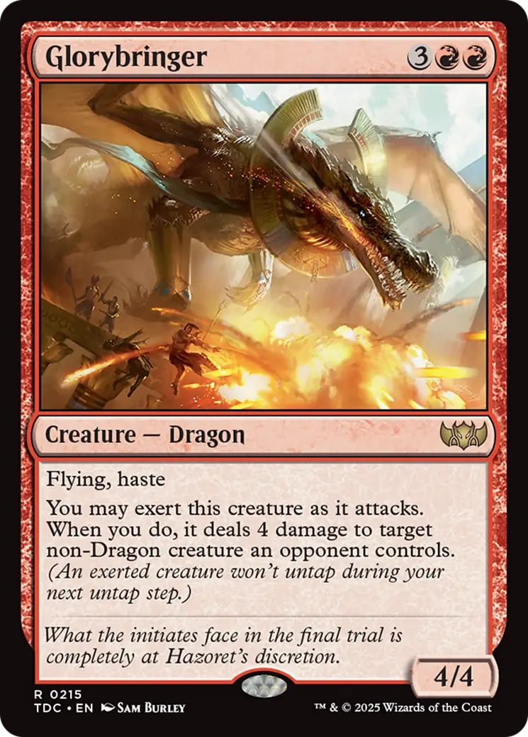 Glorybringer [Tarkir: Dragonstorm Commander] 1