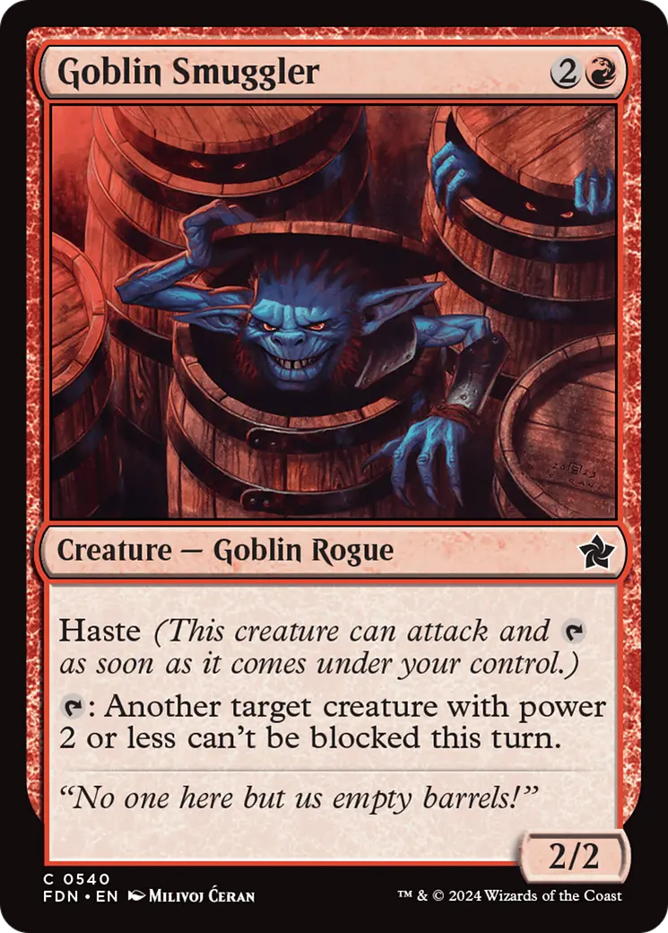 Goblin Smuggler [Foundations] 1