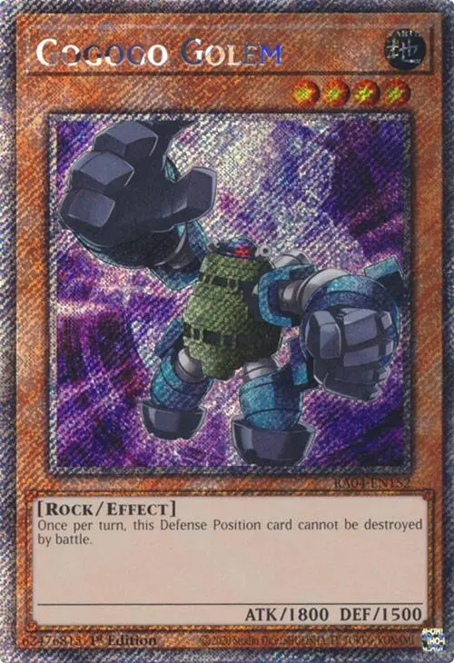 Gogogo Golem [Ra04-En152] Platinum Secret Rare 1