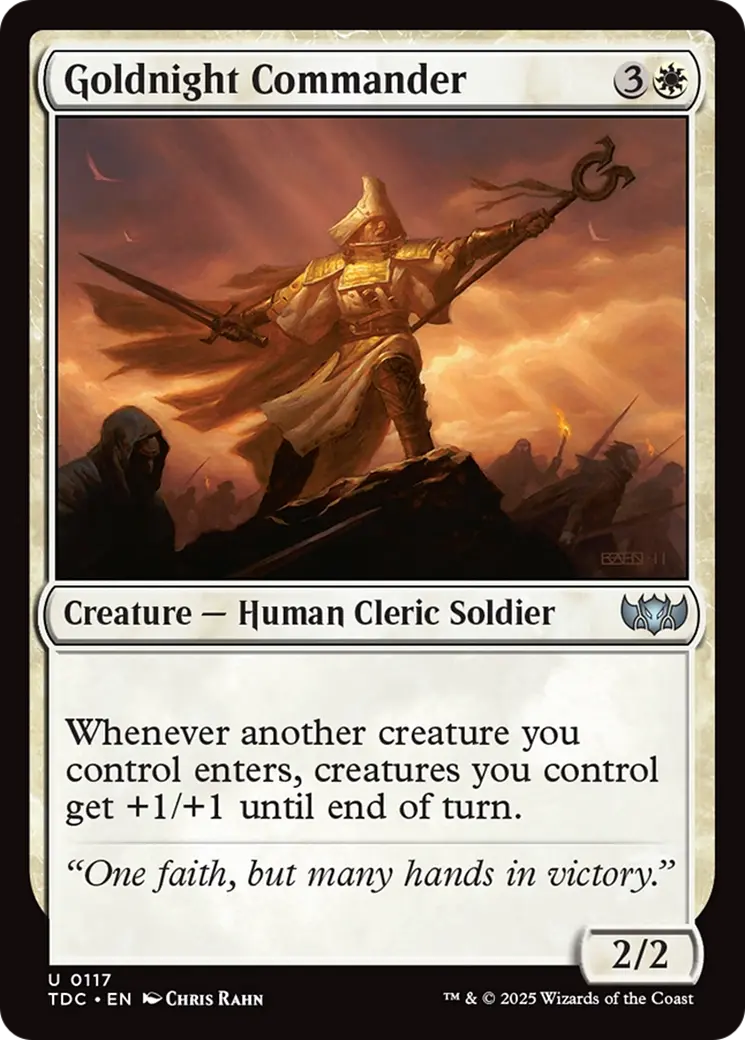 Goldnight Commander [Tarkir: Dragonstorm Commander] 1