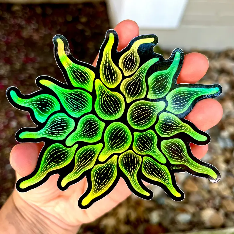 “Green Goblin” Nem Sticker/ Holographic 1