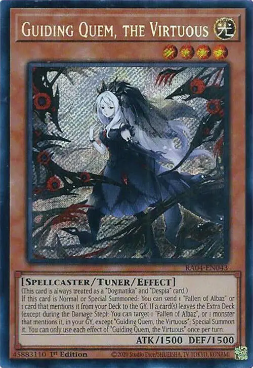Guiding Quem, The Virtuous [Ra04-En043] Secret Rare 1