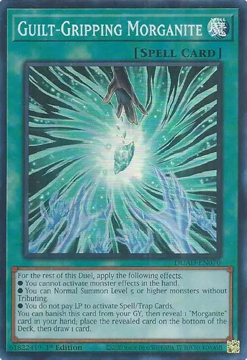 Guilt-Gripping Morganite [Duad-En070] Super Rare 1