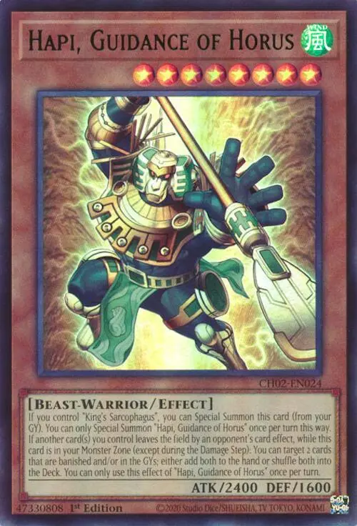 Hapi, Guidance Of Horus [Ch02-En024] Ultra Rare 1