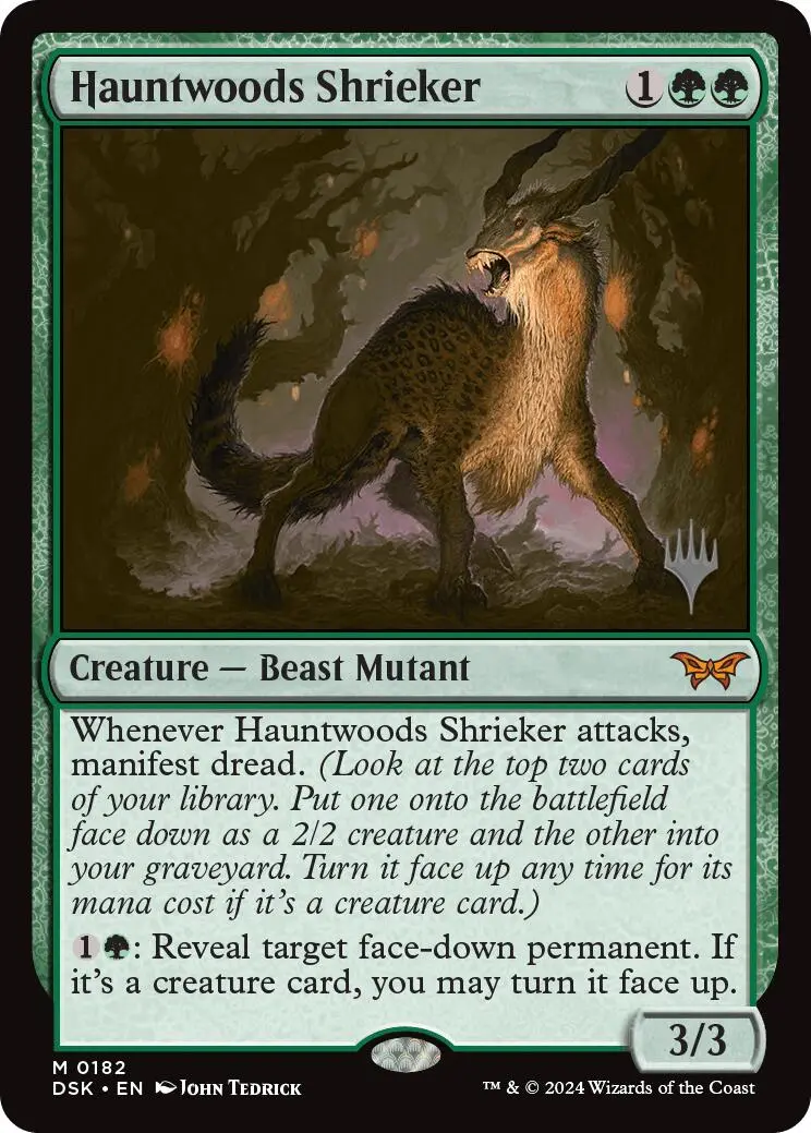Hauntwoods Shrieker (Promo Pack) [Duskmourn: House Of Horror Promos] 1