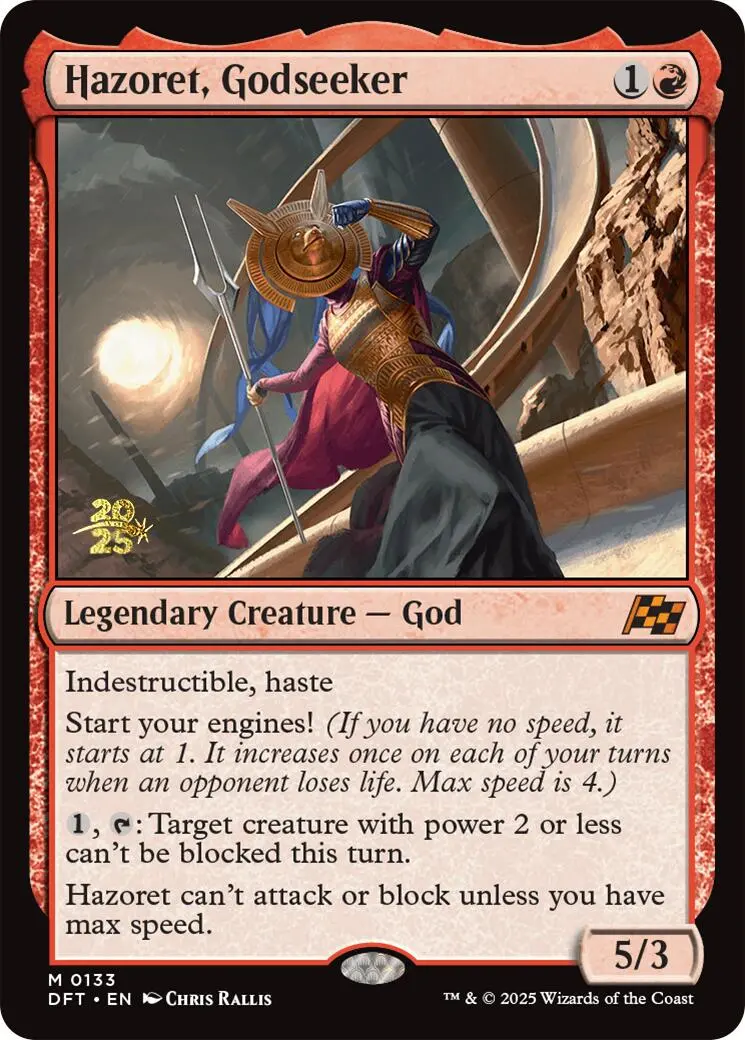 Hazoret, Godseeker [Aetherdrift Prerelease Promos] 1
