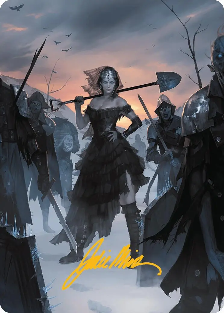 Heartless Summoning Art Card (Gold-Stamped Signature) [Innistrad Remastered Art Series] 1