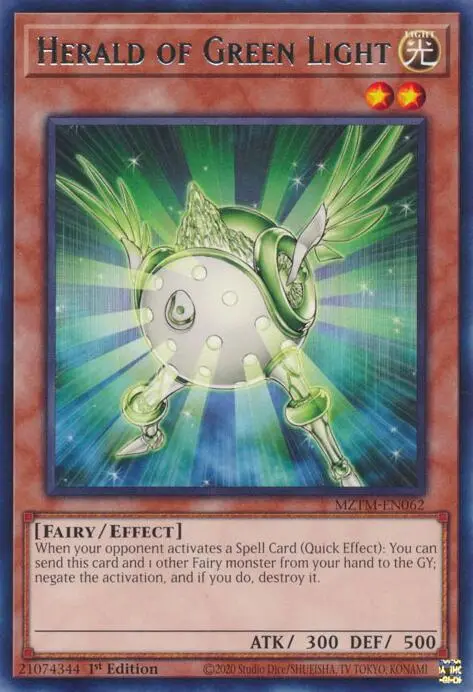 Herald Of Green Light [Mztm-En062] Rare 1