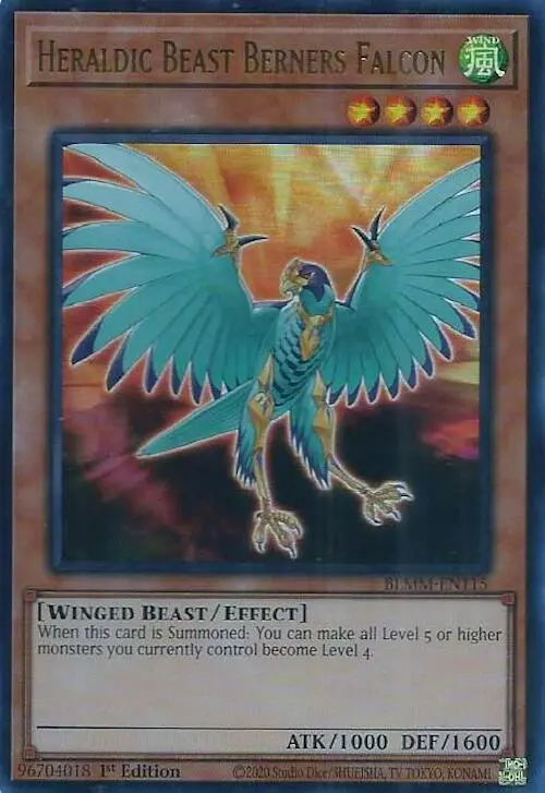 Heraldic Beast Berners Falcon [Blmm-En115] Ultra Rare 1