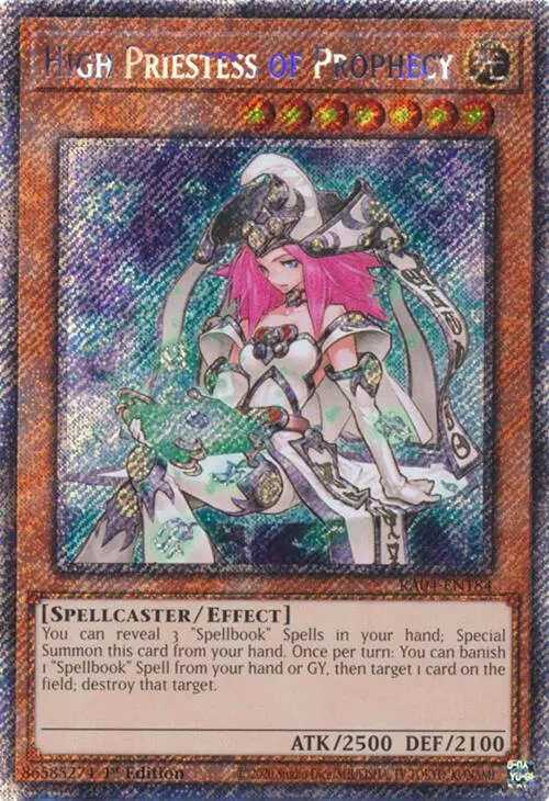 High Priestess Of Prophecy [Ra04-En184] Platinum Secret Rare 1