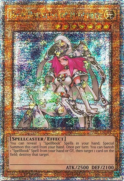 High Priestess Of Prophecy [Ra04-En184] Quarter Century Secret Rare 1