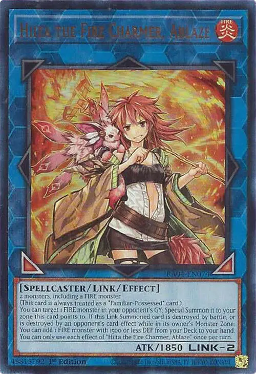 Hiita The Fire Charmer, Ablaze [Ra04-En074] Ultra Rare 1