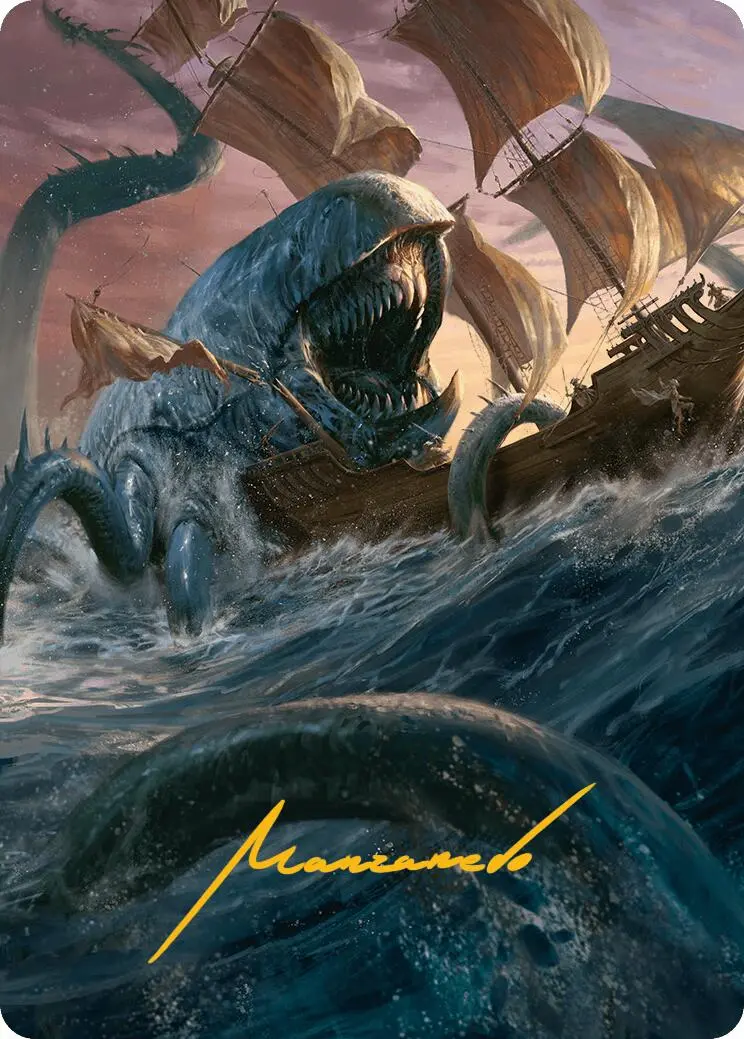 Hullbreaker Horror Art Card (Gold-Stamped Signature) [Innistrad Remastered Art Series] 1