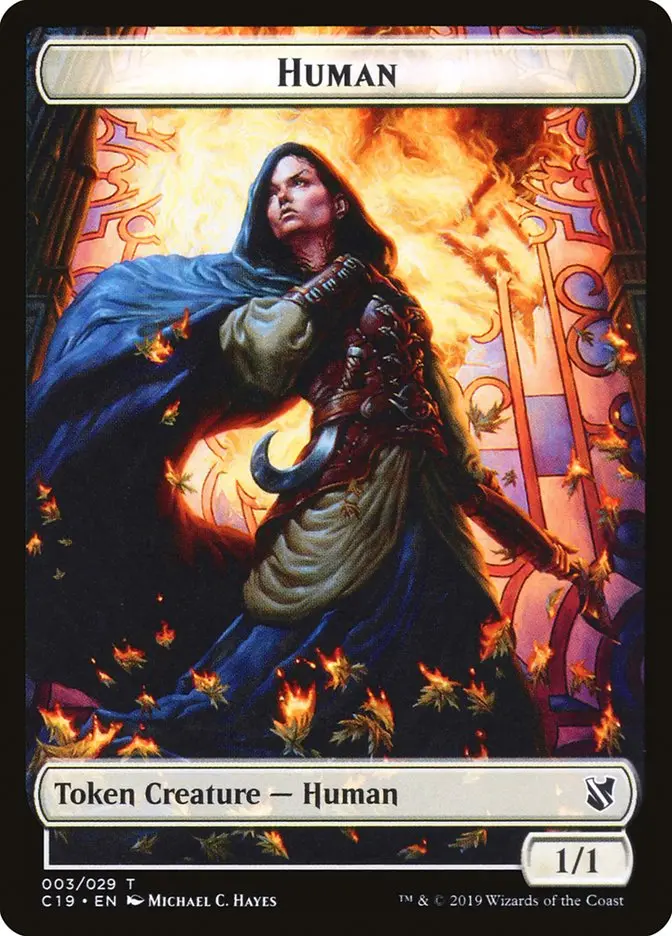 Human Token [Commander 2019 Tokens] 1
