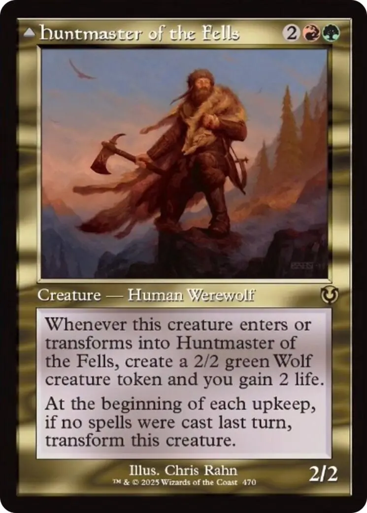 Huntmaster Of The Fells // Ravager Of The Fells (Retro Frame) [Innistrad Remastered] 1