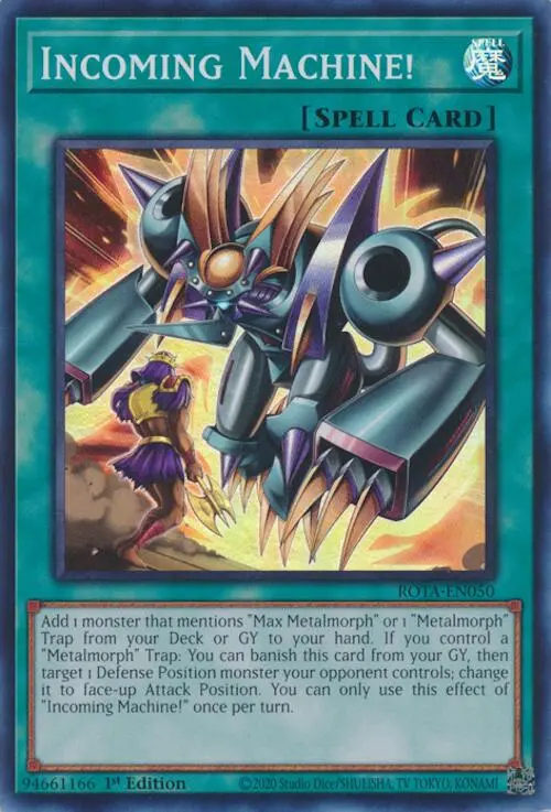 Incoming Machine! [Rota-En050] Super Rare 1