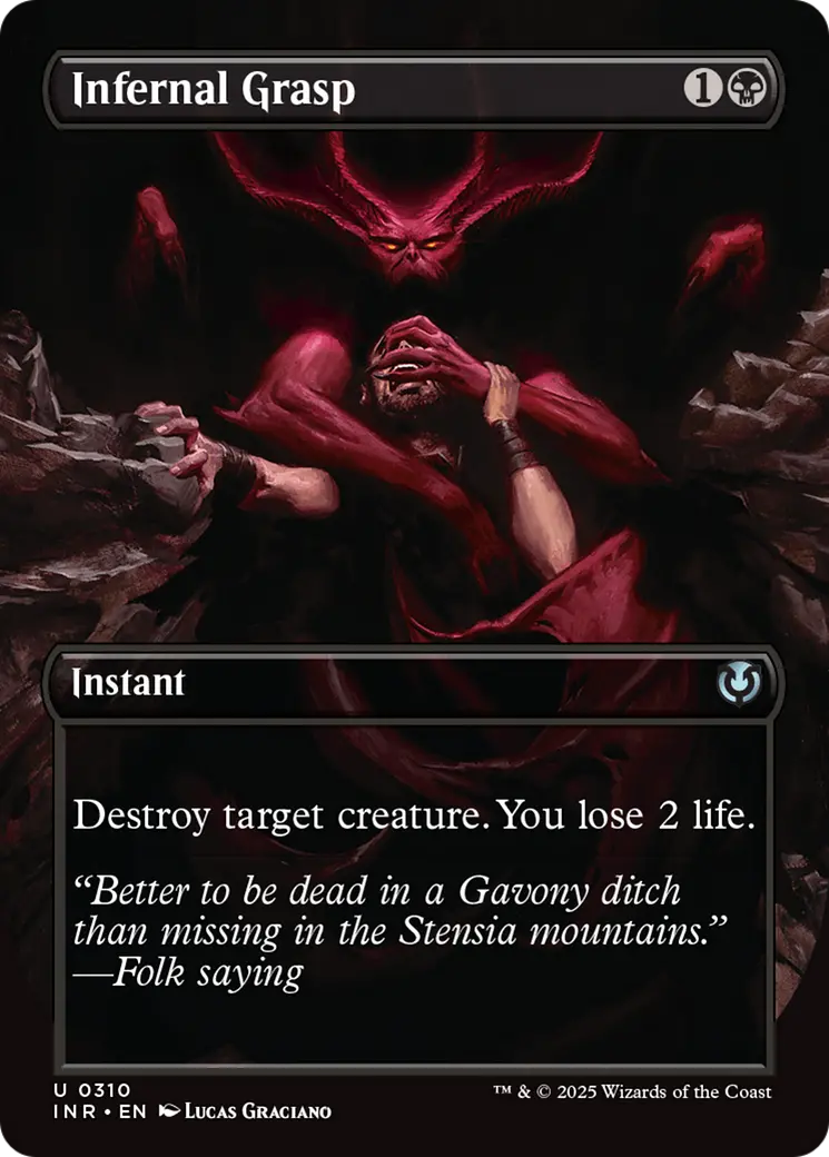 Infernal Grasp (Borderless) [Innistrad Remastered] 1