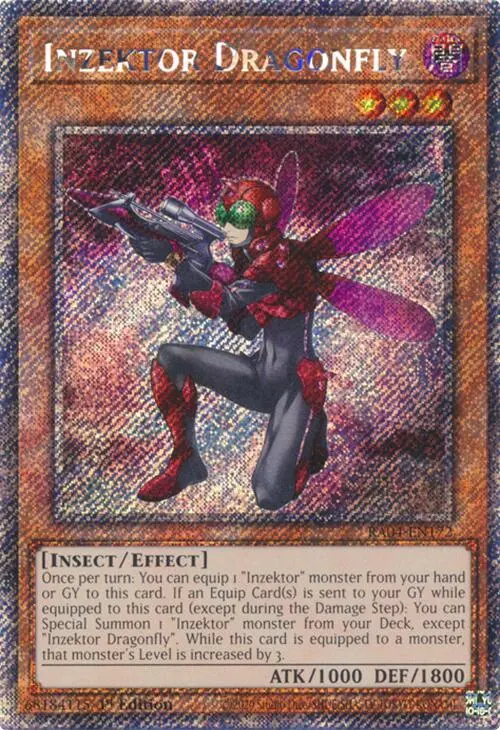 Inzektor Dragonfly [Ra04-En172] Platinum Secret Rare 1
