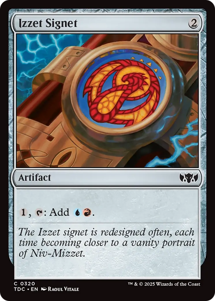 Izzet Signet [Tarkir: Dragonstorm Commander] 1