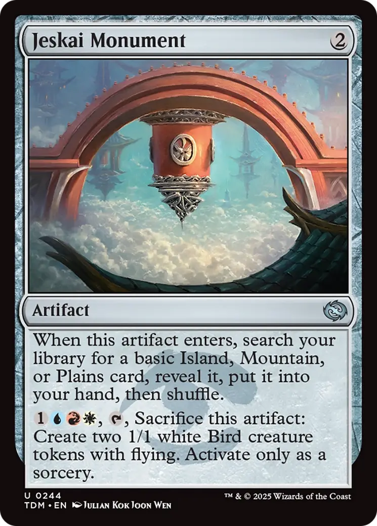 Jeskai Monument [Tarkir: Dragonstorm] 1