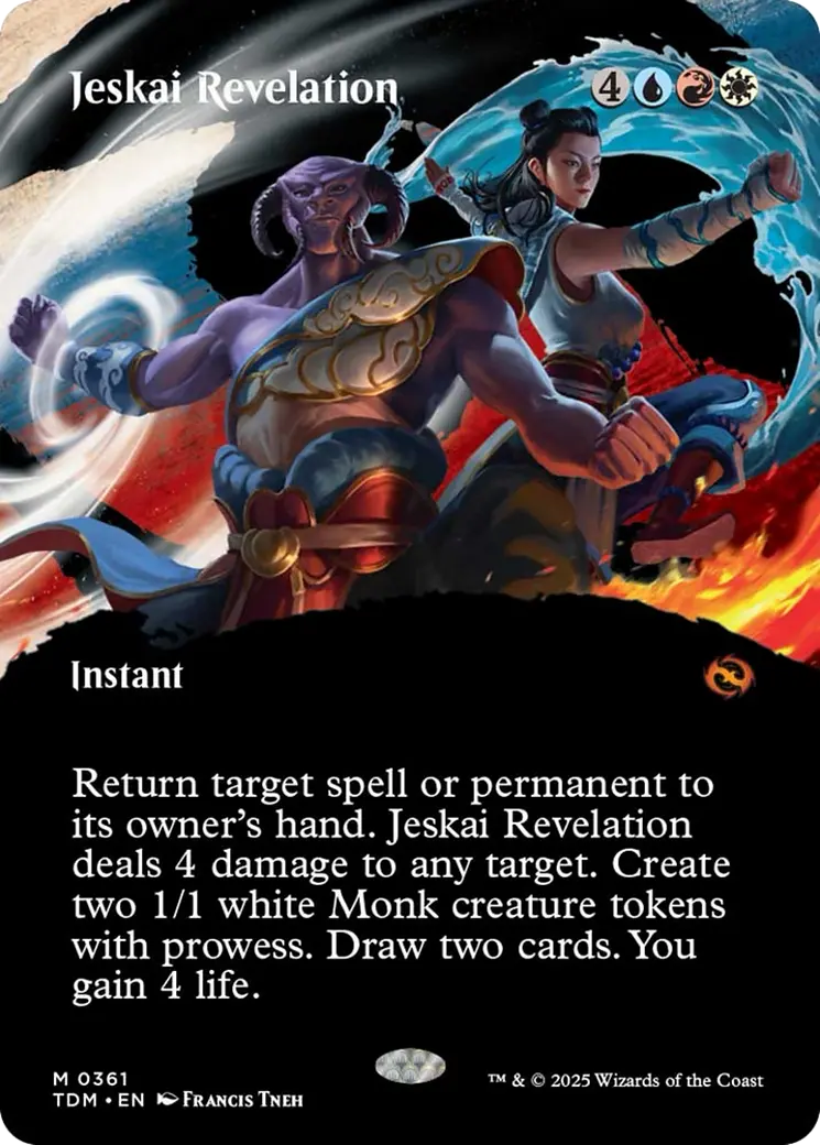 Jeskai Revelation (Borderless) [Tarkir: Dragonstorm] 1