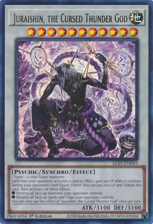 Juraishin, The Cursed Thunder God [Alin-En043] Ultra Rare 1