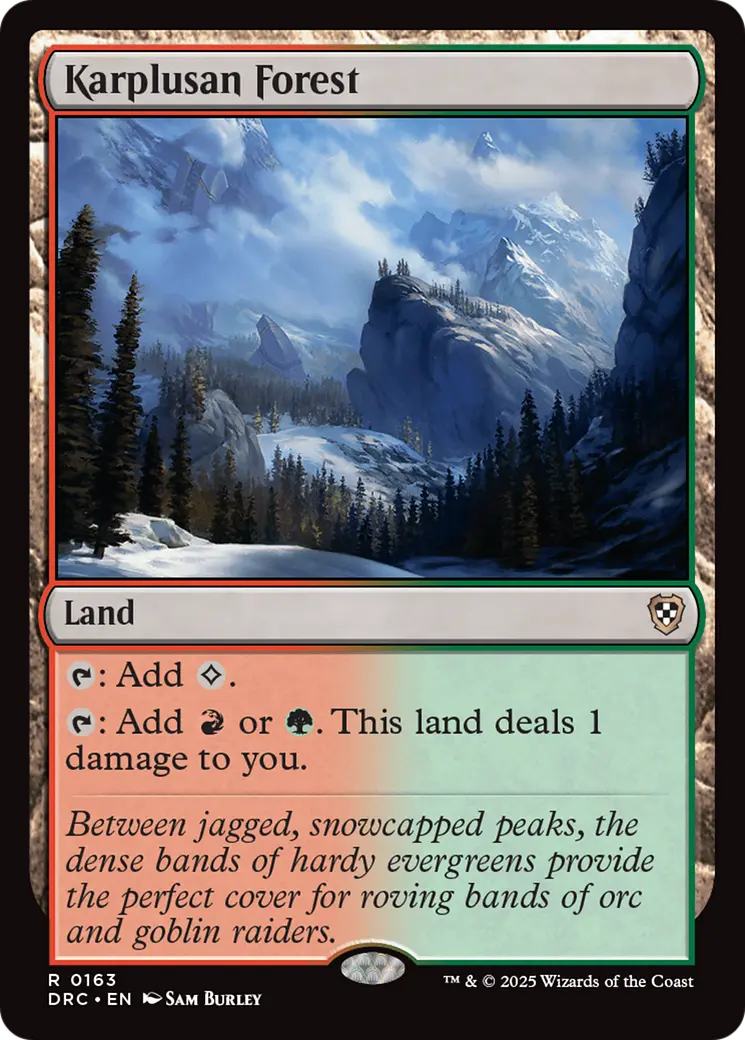 Karplusan Forest [Aetherdrift Commander] 1