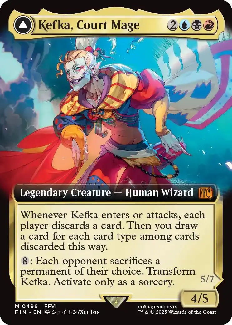 Kefka, Court Mage // Kefka, Ruler Of Ruin (Extended Art) [Final Fantasy] 1