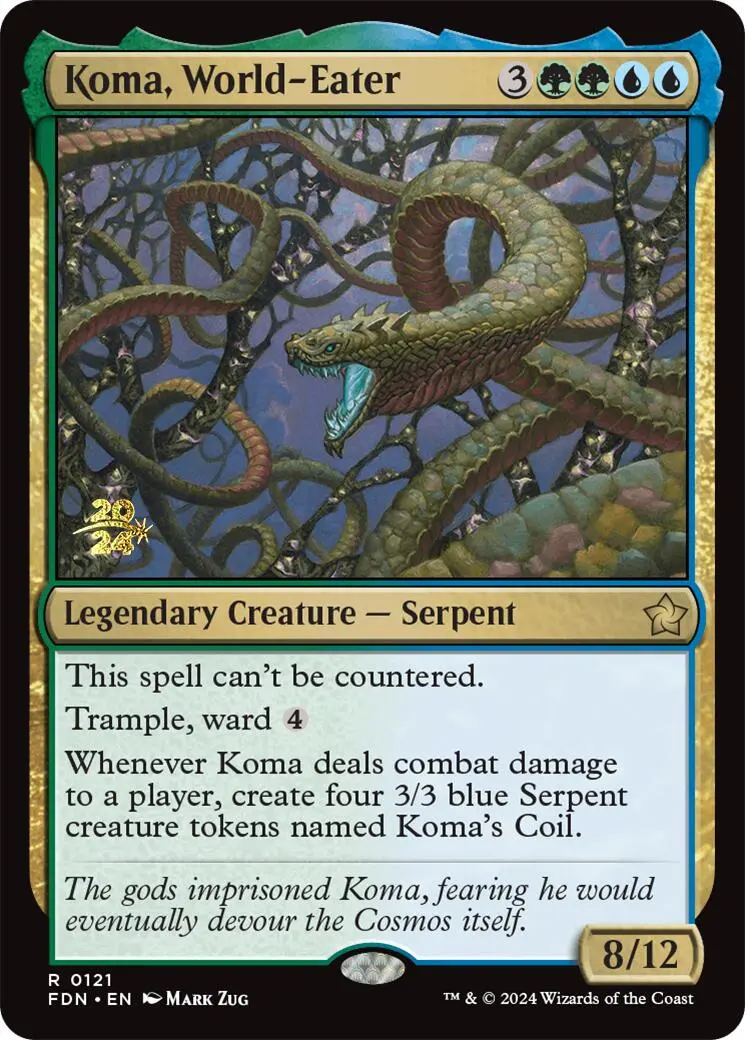 Koma, World-Eater [Foundations Prerelease Promos] 1