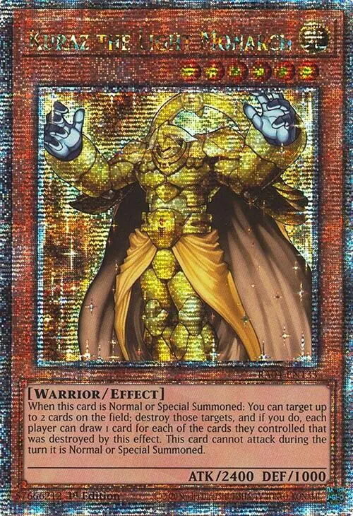 Kuraz The Light Monarch [Ra04-En133] Quarter Century Secret Rare 1
