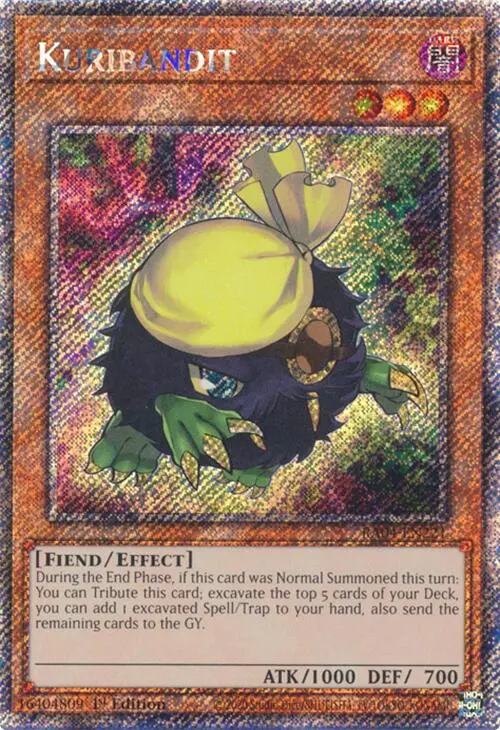 Kuribandit [Ra04-En221] Platinum Secret Rare 1