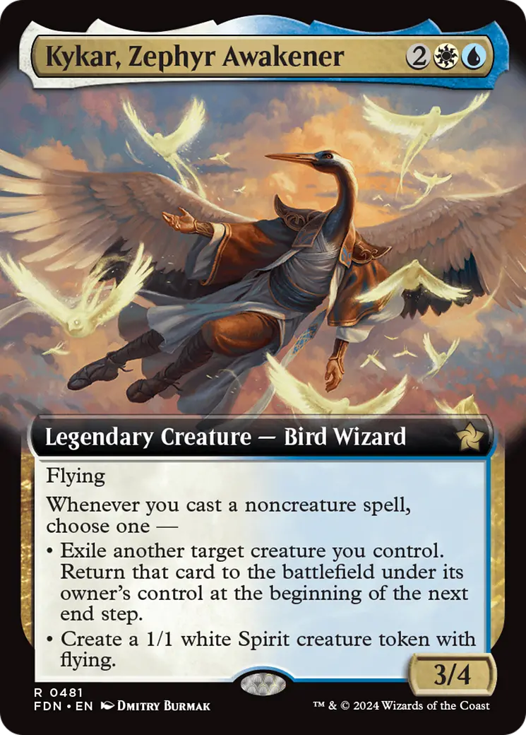 Kykar, Zephyr Awakener (Extended Art) [Foundations] 1