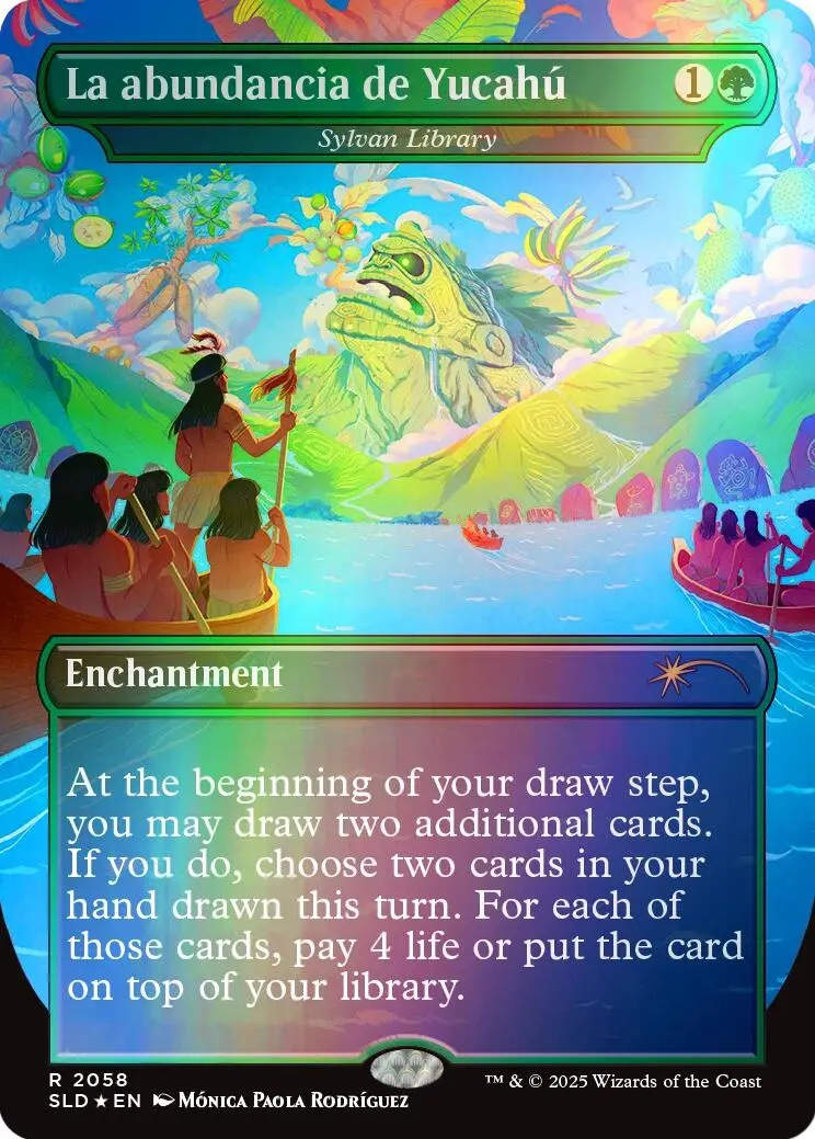 La Abundancia De Yucahu - Sylvan Library (Rainbow Foil) [Secret Lair Drop Series] 1