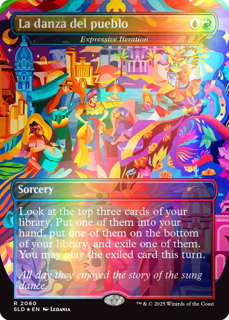 La Danza Del Pueblo - Expressive Iteration (Rainbow Foil) [Secret Lair Drop Series] 1