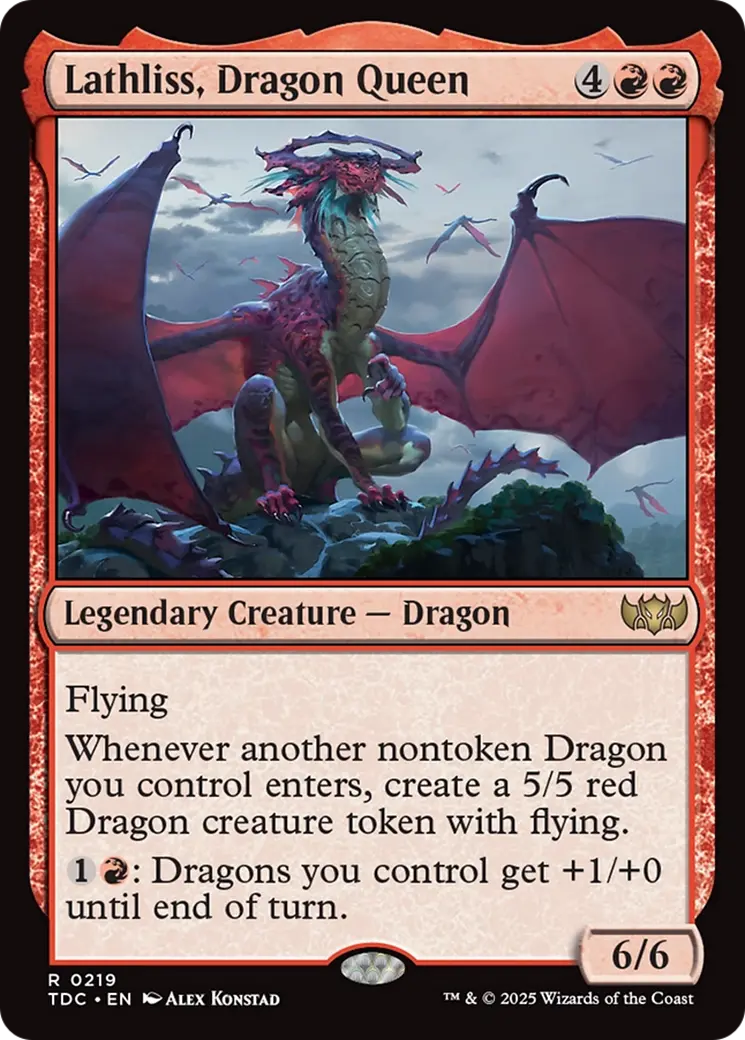 Lathliss, Dragon Queen [Tarkir: Dragonstorm Commander] 1