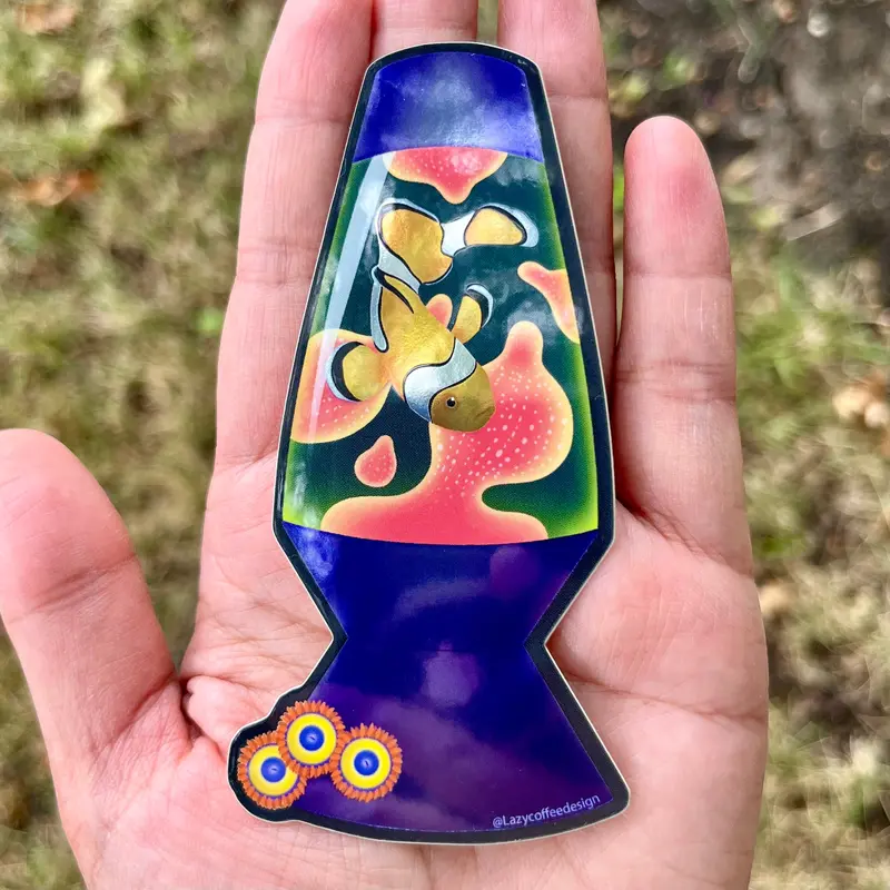 Lava Reef Clown & Nem Sticker/ Mirror 1