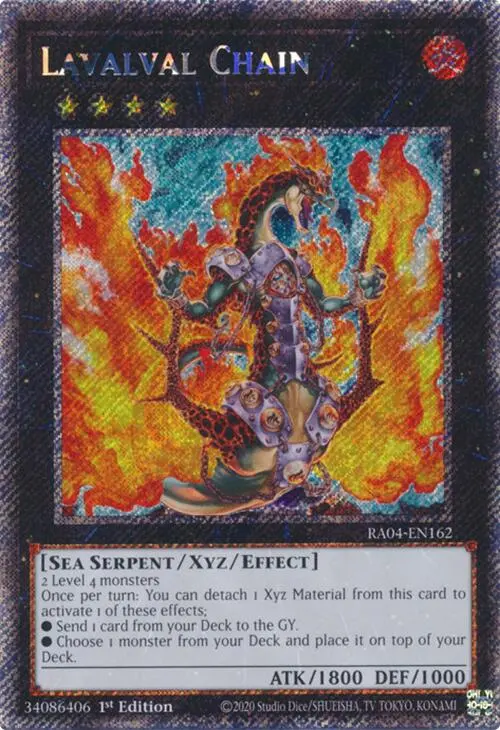 Lavalval Chain [Ra04-En162] Platinum Secret Rare 1