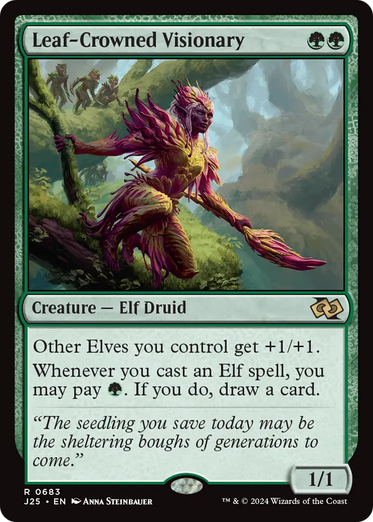 Leaf-Crowned Visionary [Foundations Jumpstart] 1