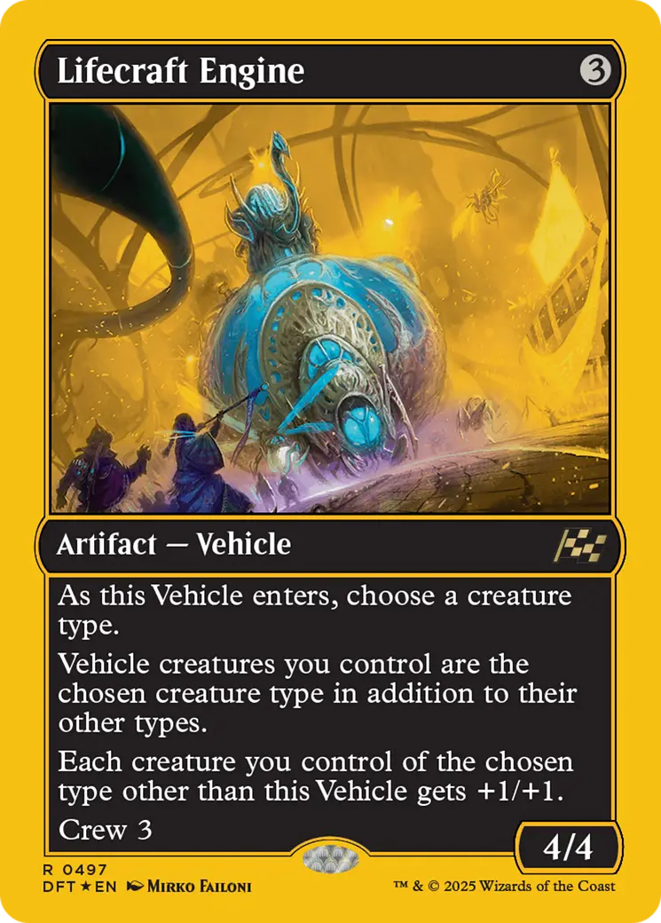 Lifecraft Engine (First-Place Foil) [Aetherdrift] 1