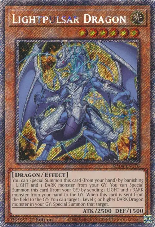 Lightpulsar Dragon [Ra04-En176] Platinum Secret Rare 1