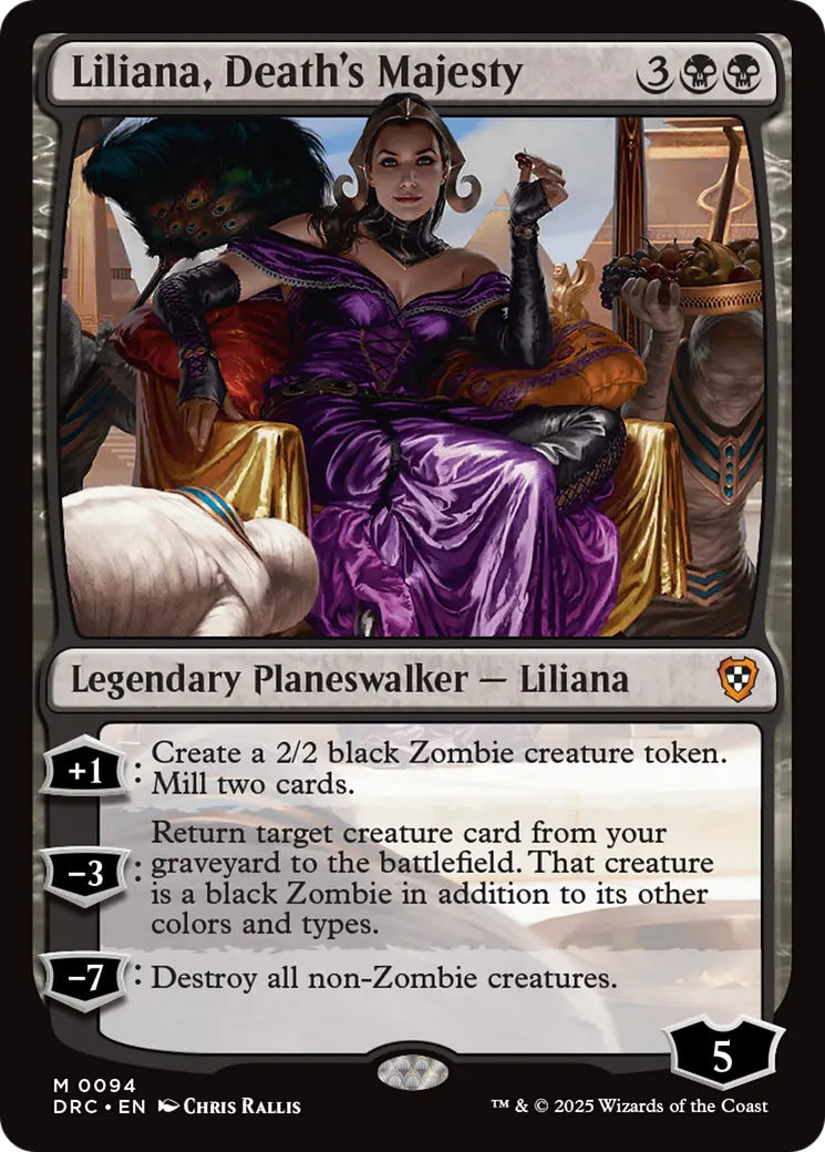 Liliana, Death's Majesty [Aetherdrift Commander] 1