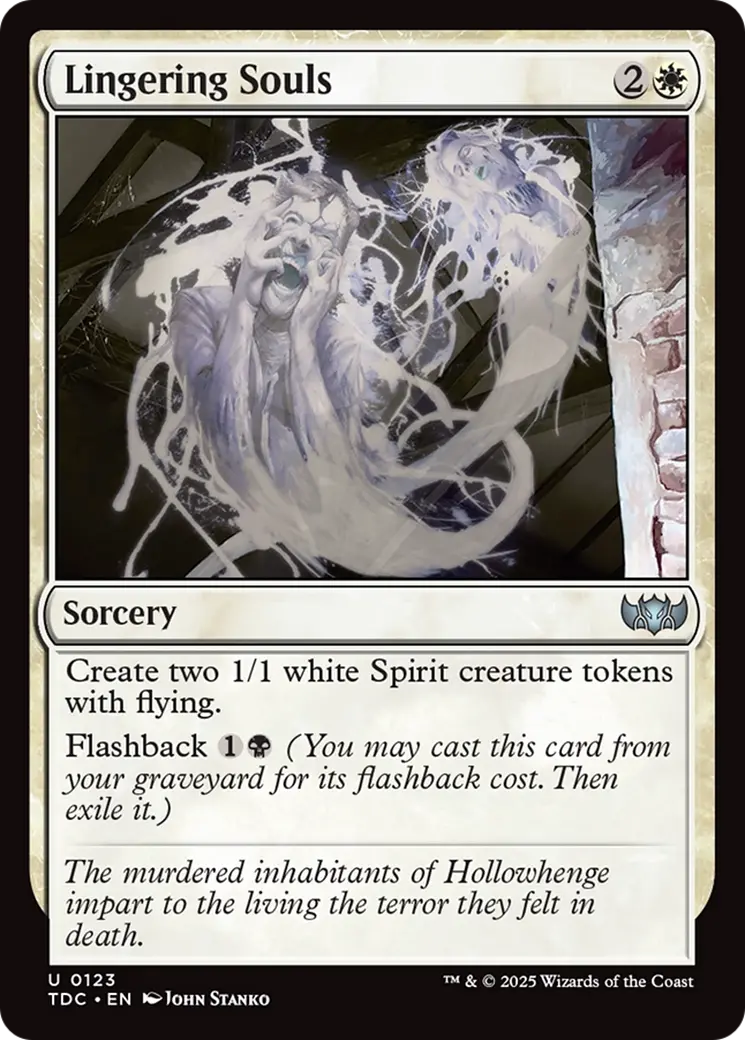 Lingering Souls [Tarkir: Dragonstorm Commander] 1