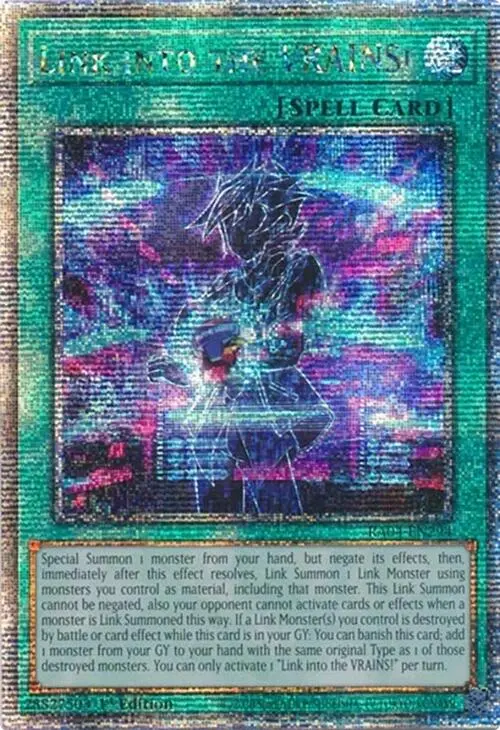 Link Into The Vrains! [Ra04-En294] Quarter Century Secret Rare 1