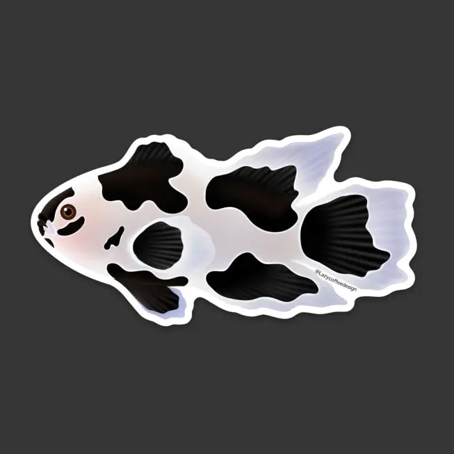 Long Fin Black Storm Clownfish Sticker 1