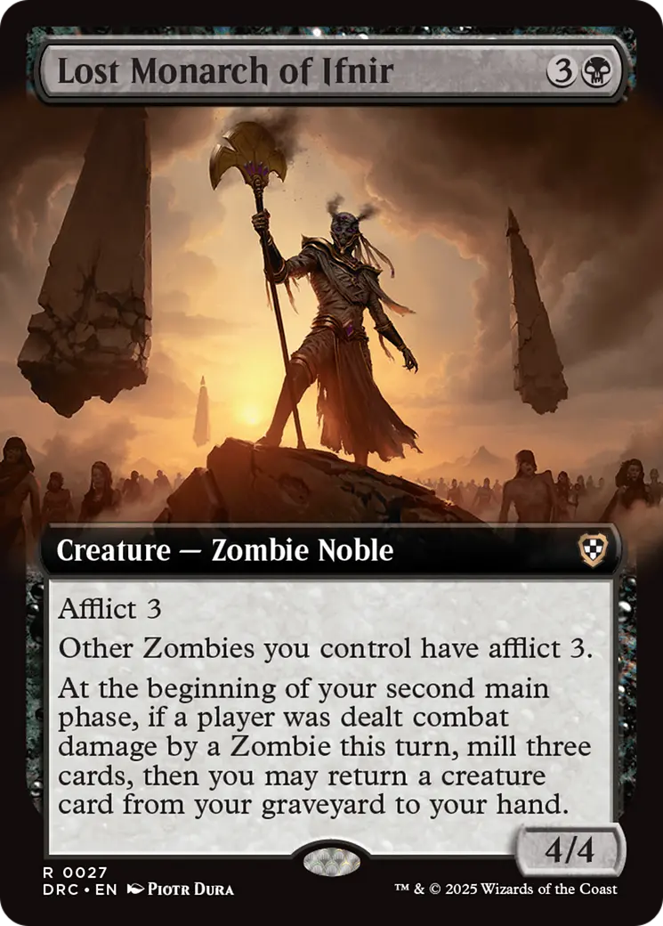 Lost Monarch Of Ifnir (Extended Art) [Aetherdrift Commander] 1